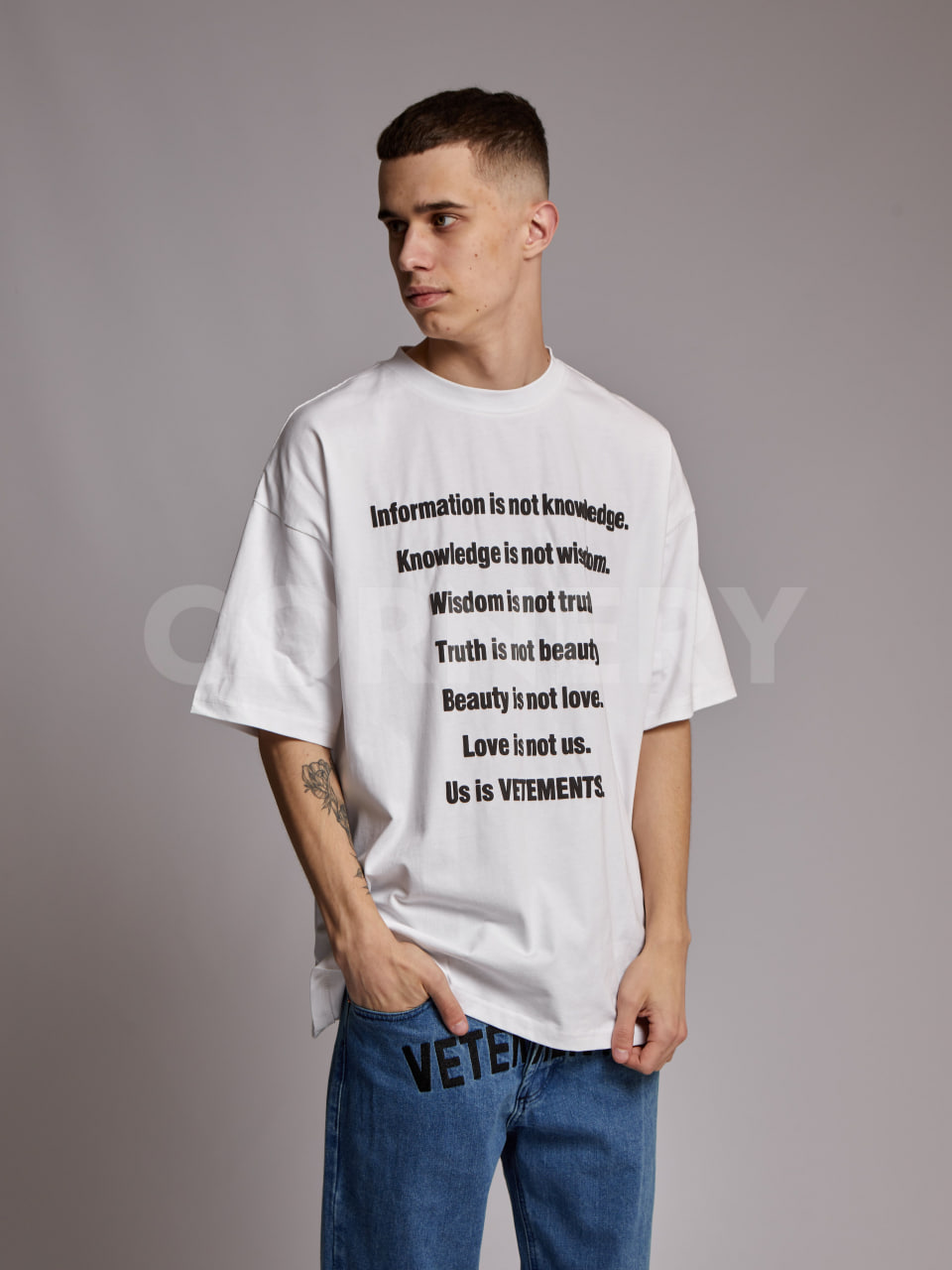 Футболка Vetements Knowledge — фото 6