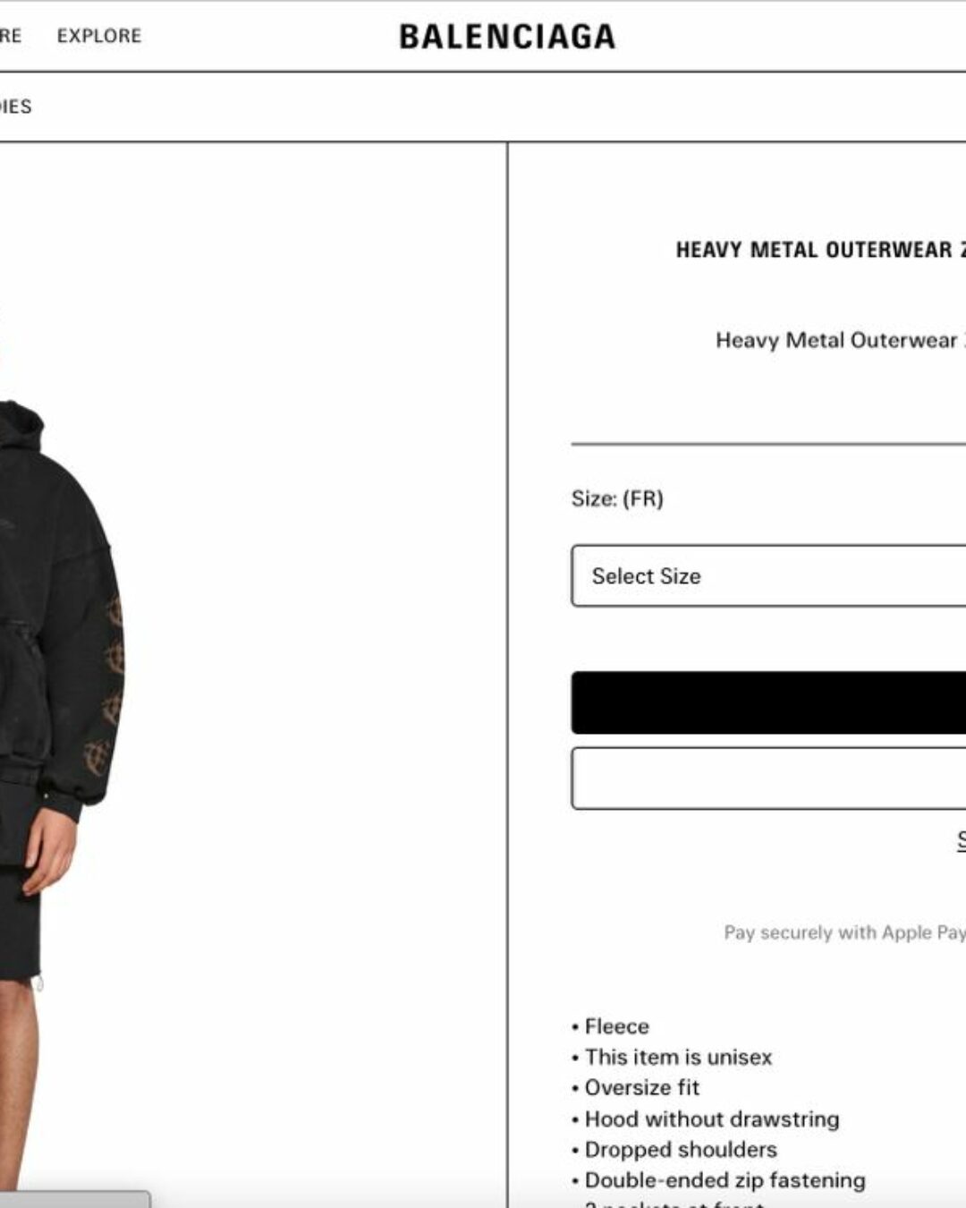 Zip-Худи Balenciaga — изображение 10
