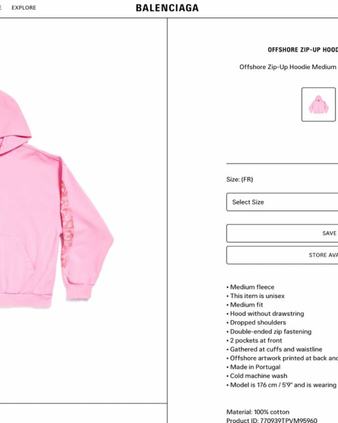 Zip-Худи Balenciaga — изображение 10