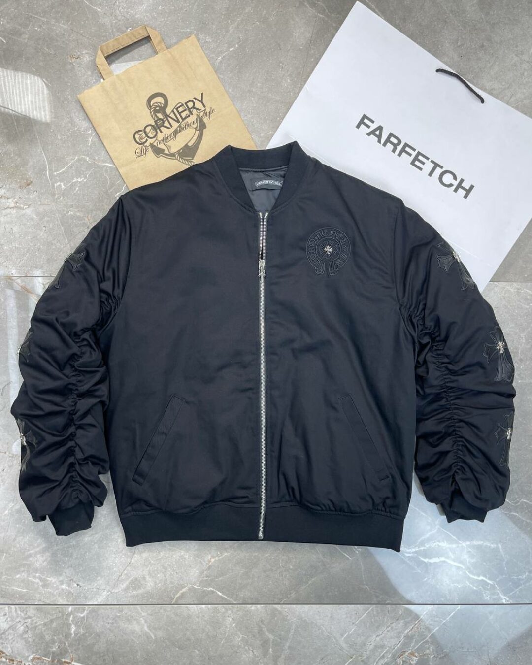 Бомбер Chrome Hearts