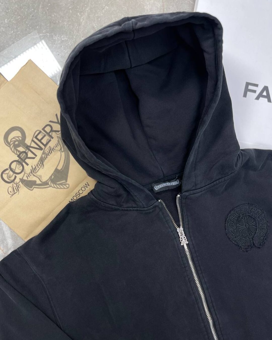 Zip-Худи Chrome Hearts — изображение 3