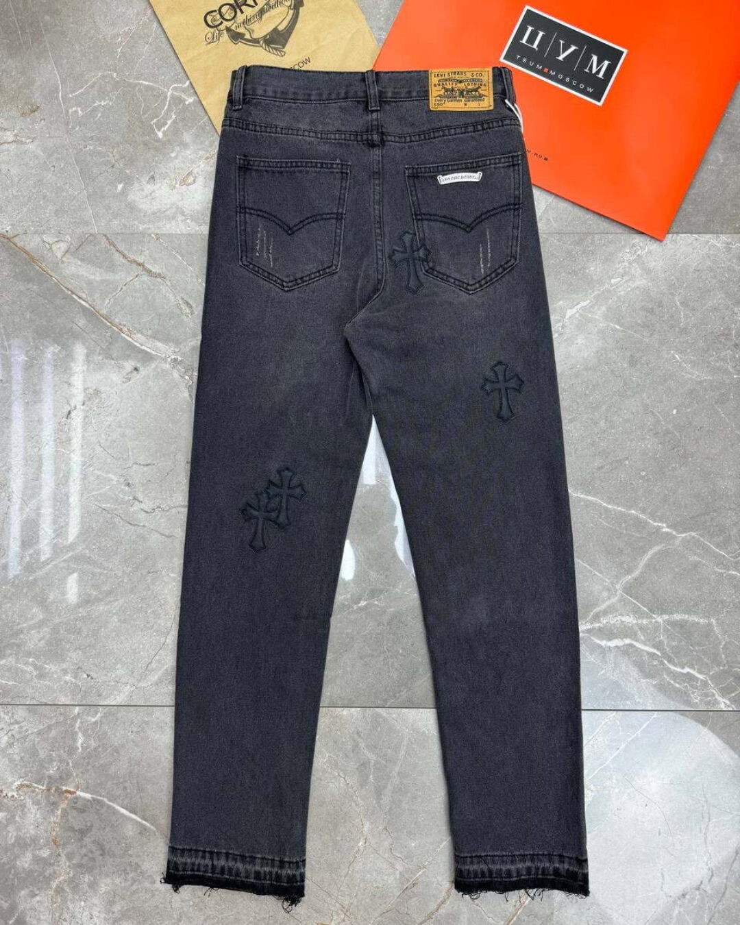 Джинсы Chrome Hearts — изображение 2