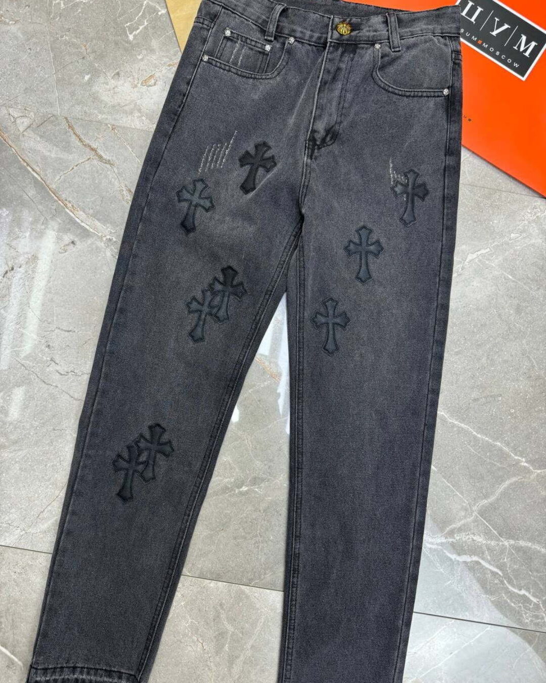 Джинсы Chrome Hearts — изображение 5