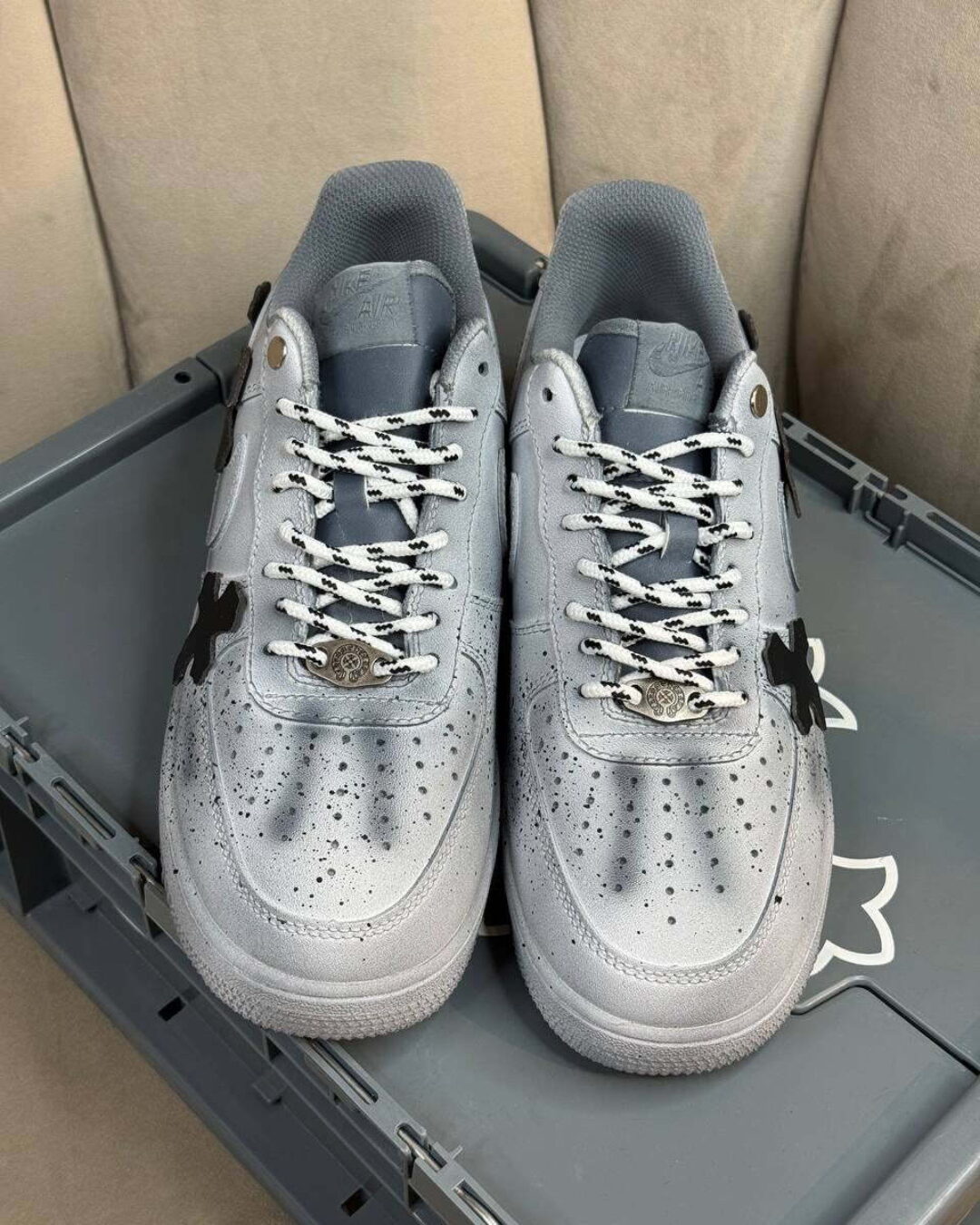 Кеды Nike x Chrome Hearts — изображение 2