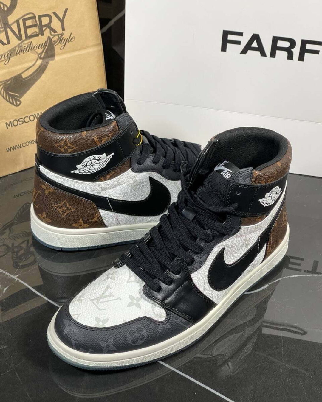 Кроссовки Nike x Louis Vuitton (дисконт) — изображение 2