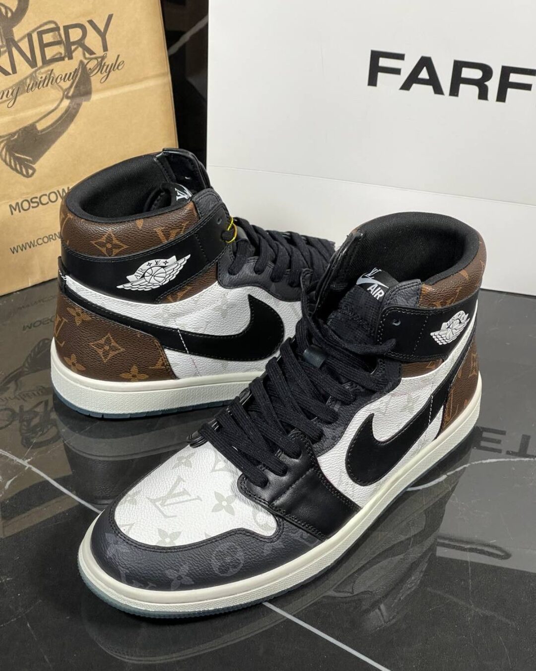 Кроссовки Nike x Louis Vuitton (дисконт) — изображение 2