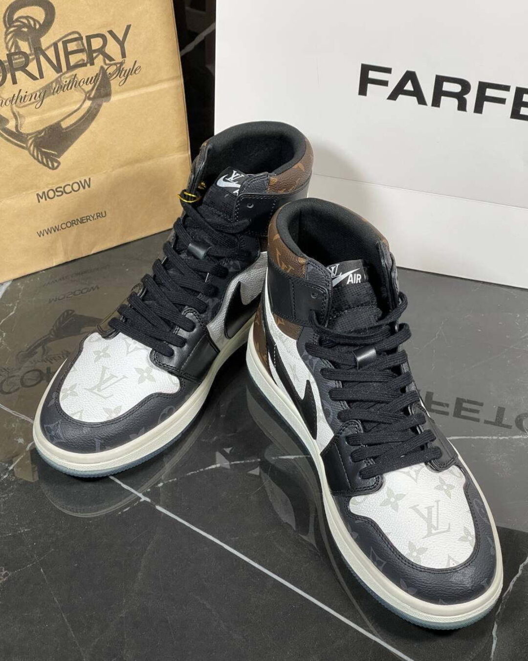 Кроссовки Nike x Louis Vuitton (дисконт) — изображение 7