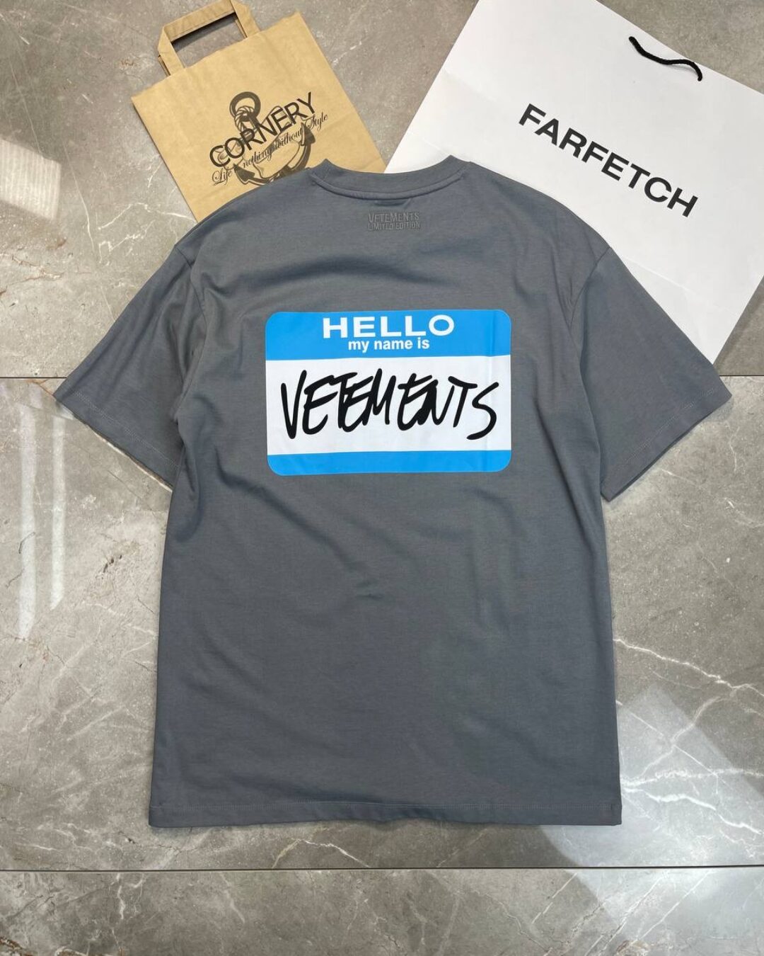Футболка Vetements My Name Is — изображение 2