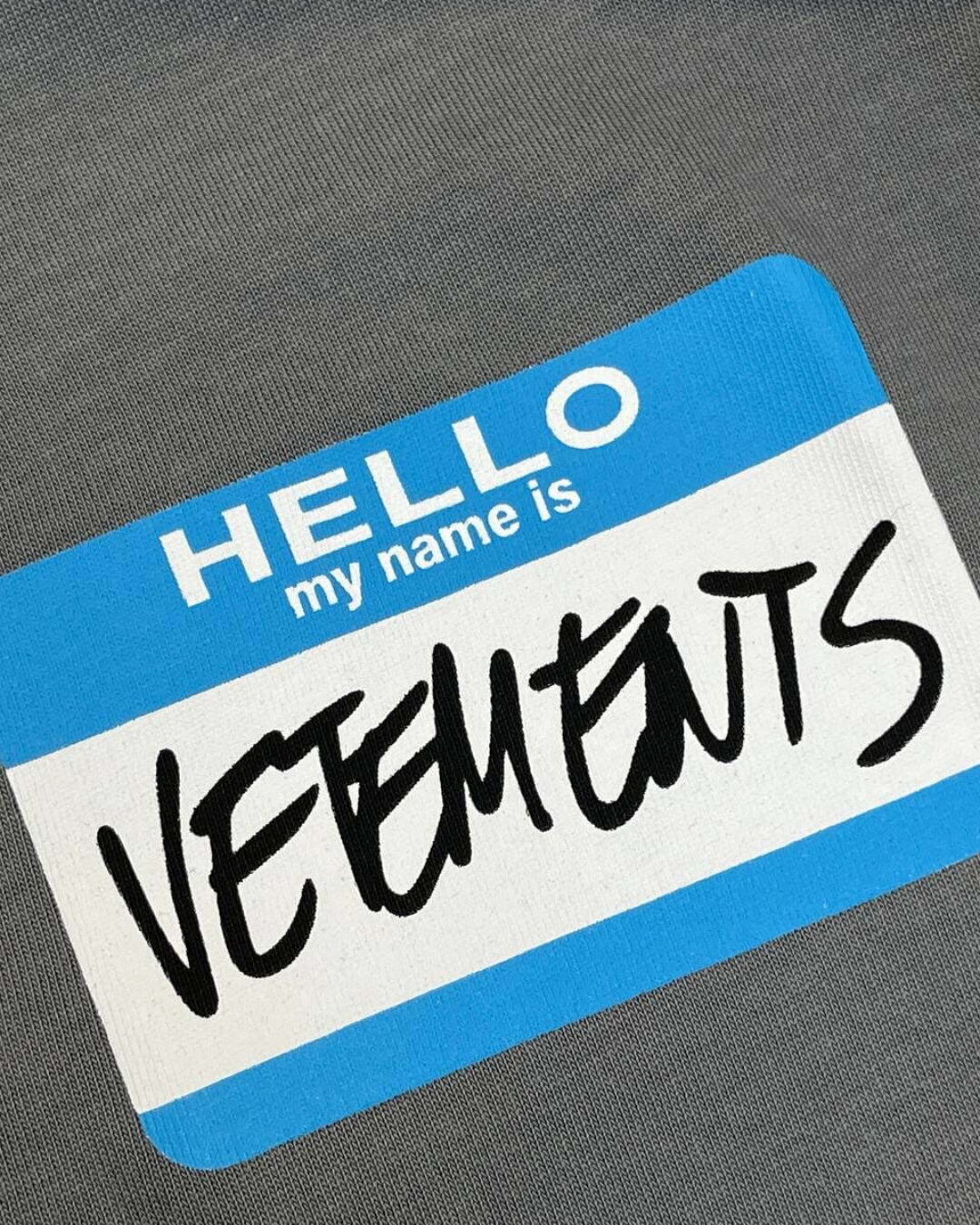 Футболка Vetements My Name Is — изображение 7