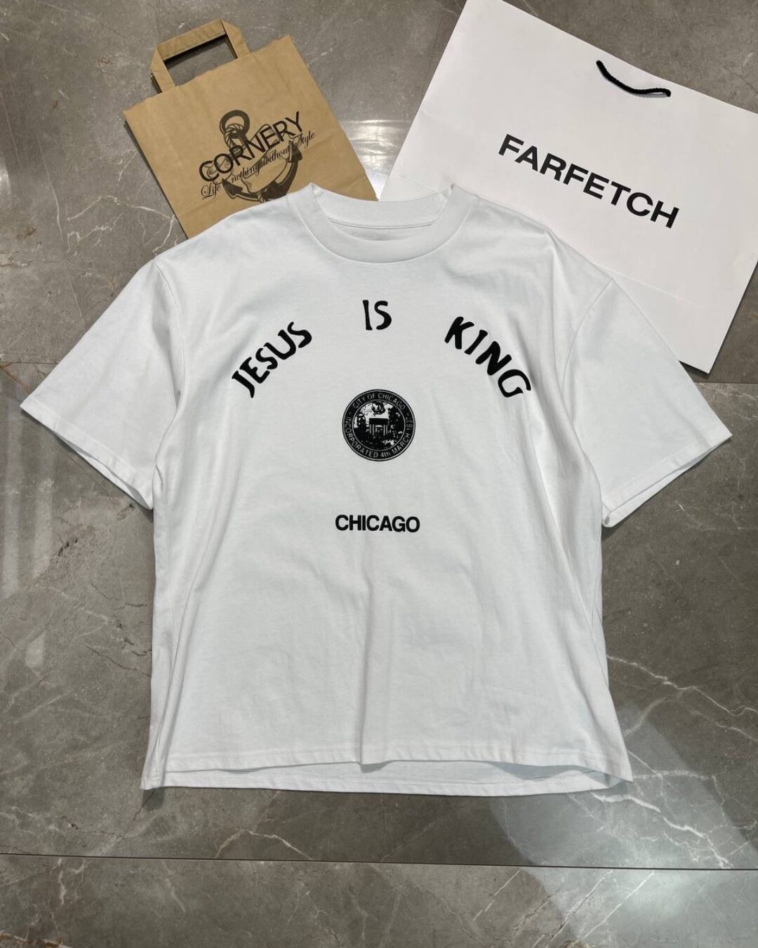 Футболка Kanye West Chicago Seal X CPFM