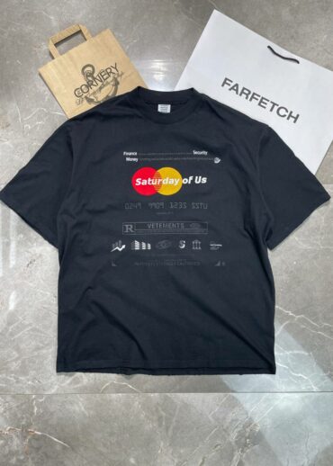 Футболка Vetements Mastercard