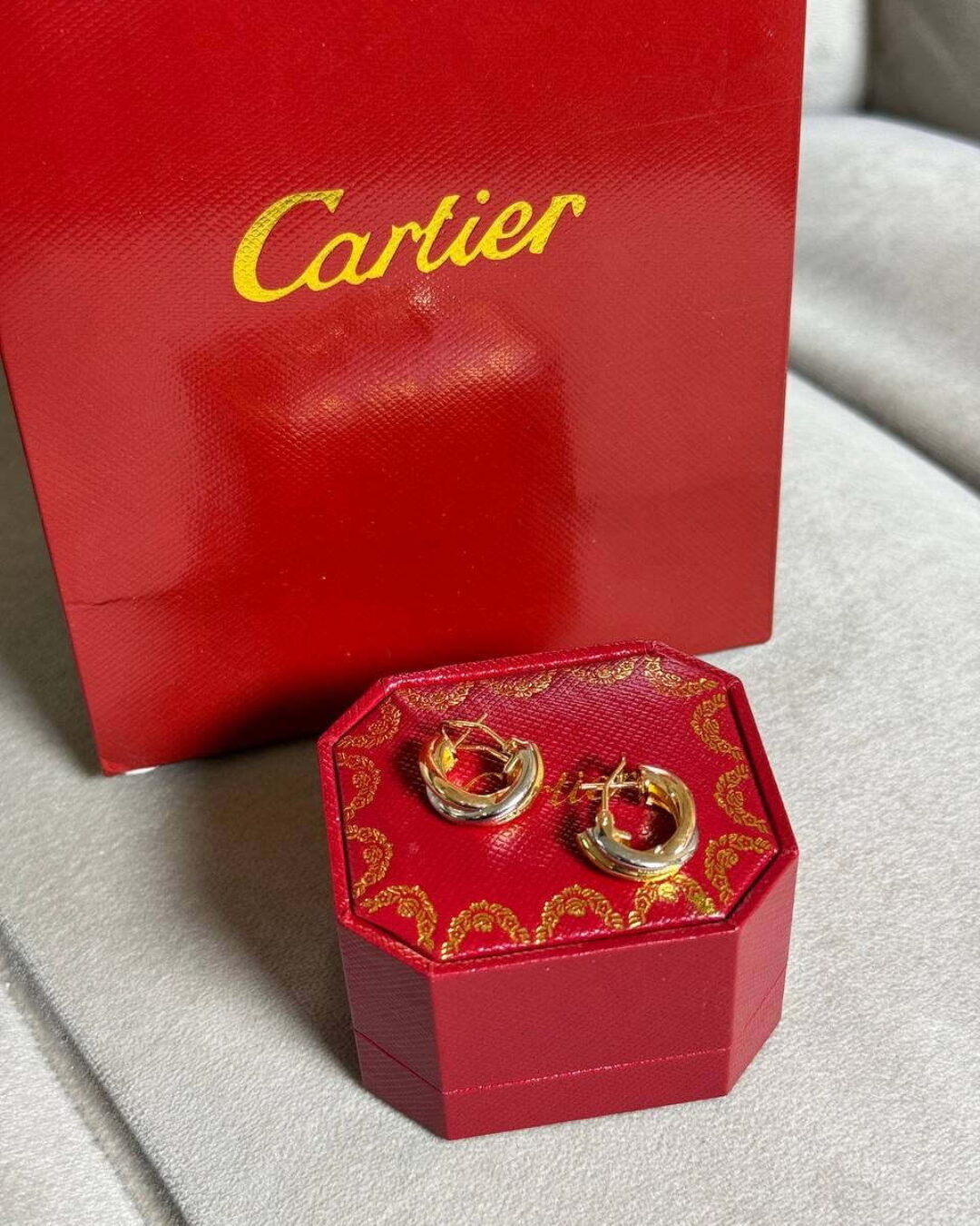 Серьги Cartier Trinity — изображение 5