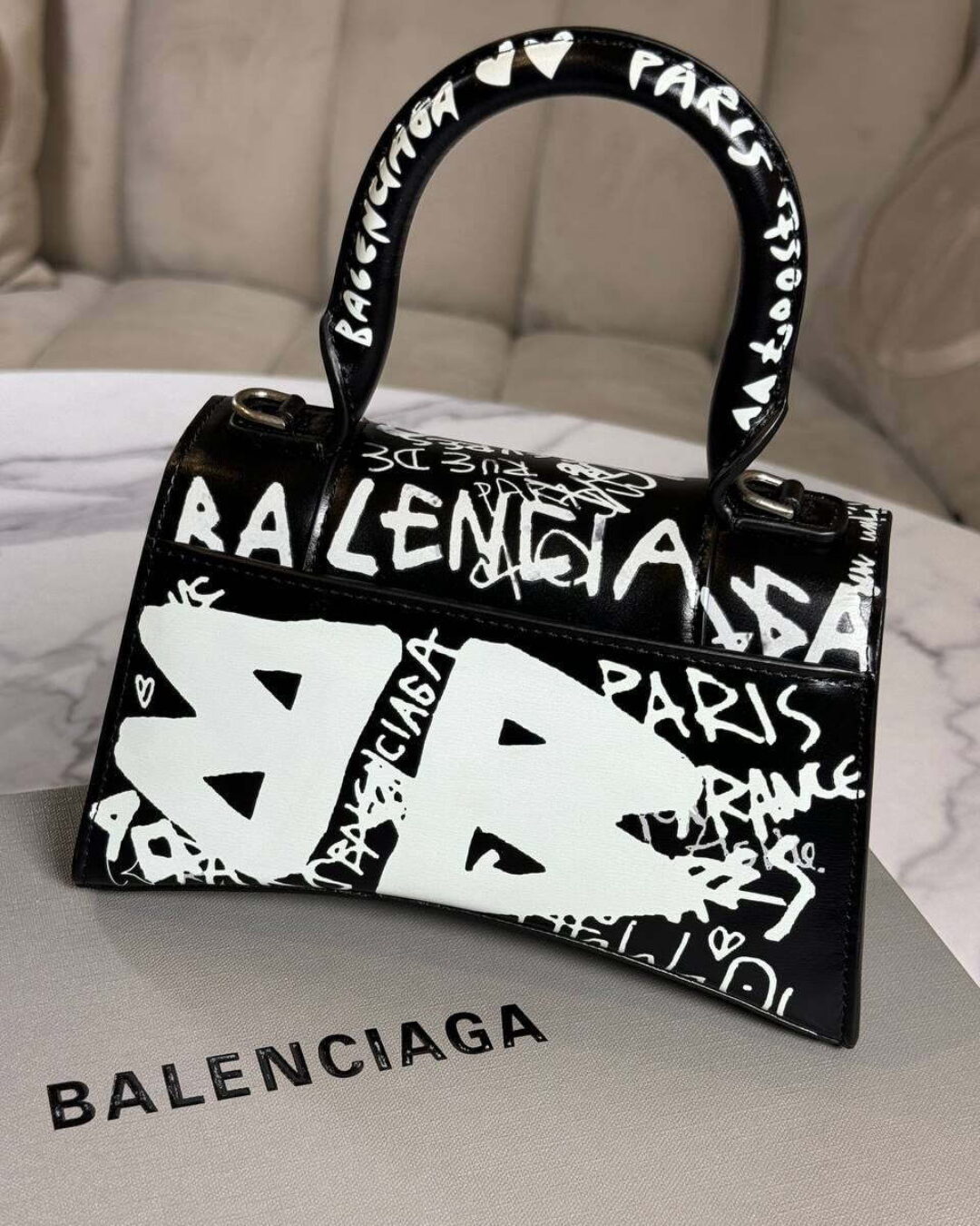 Сумка Balenciaga Hourglass XS (Premium) (S) — изображение 5