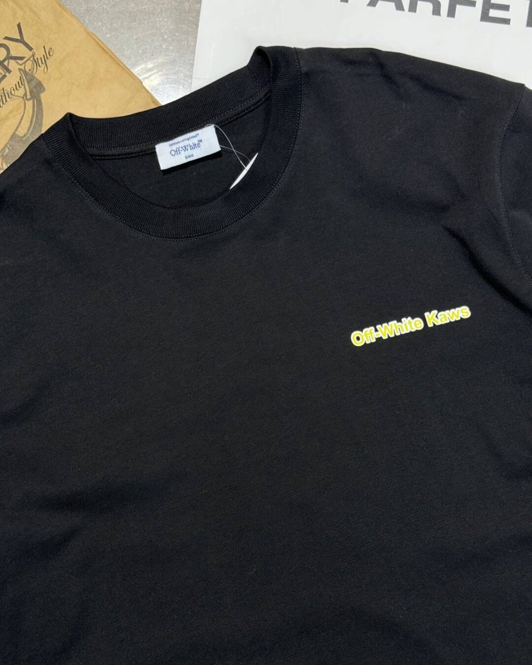 Футболка Off White x Kaws — изображение 3