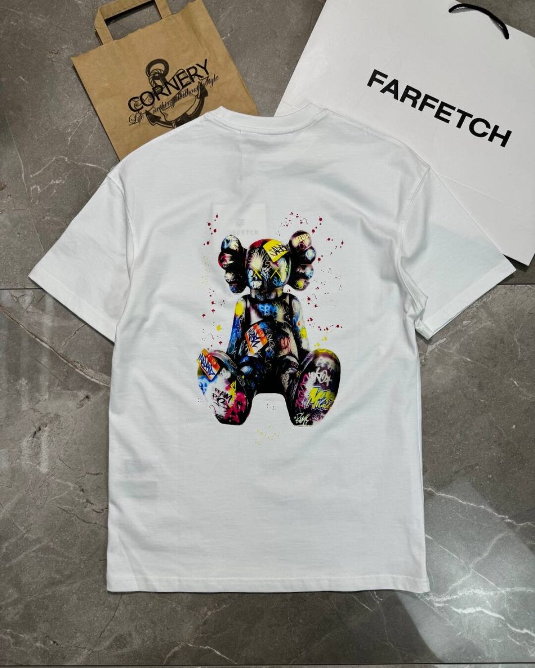 Футболка Off White x Kaws — изображение 3