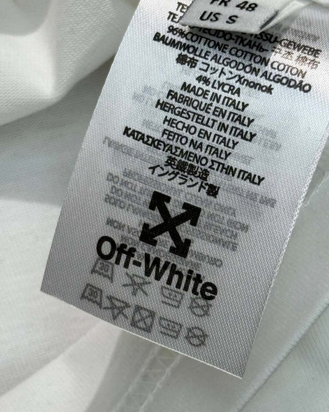Футболка Off White x Kaws — изображение 8