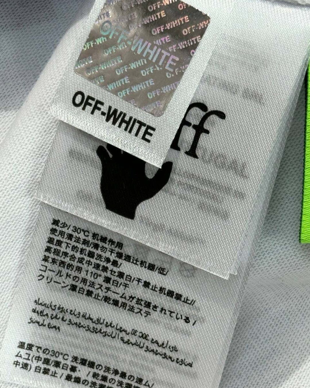 Футболка Off White x Kaws — изображение 7