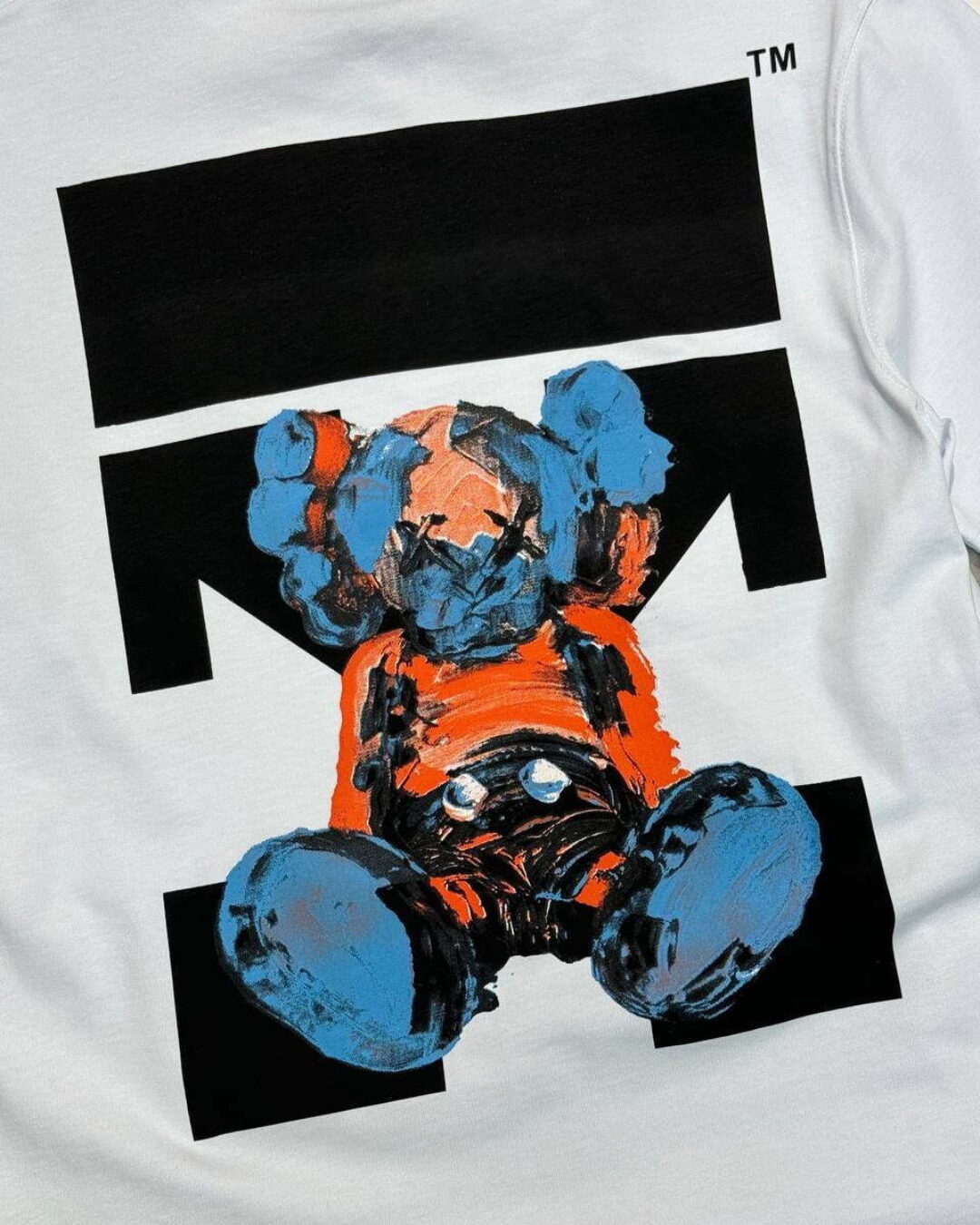 Футболка Off White x Kaws — изображение 9