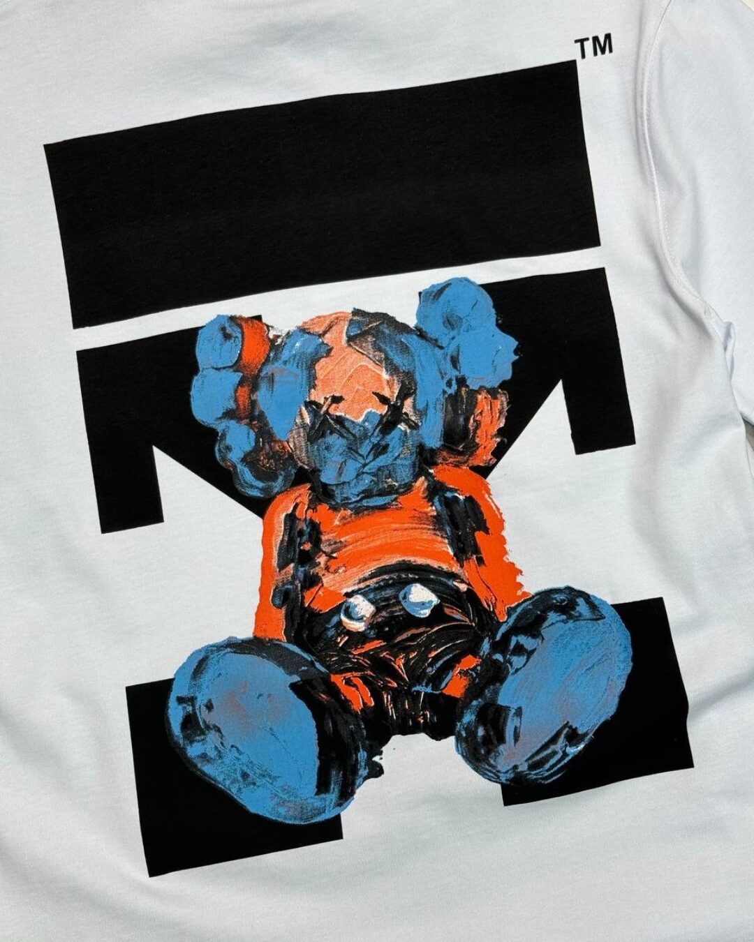 Футболка Off White x Kaws — изображение 9