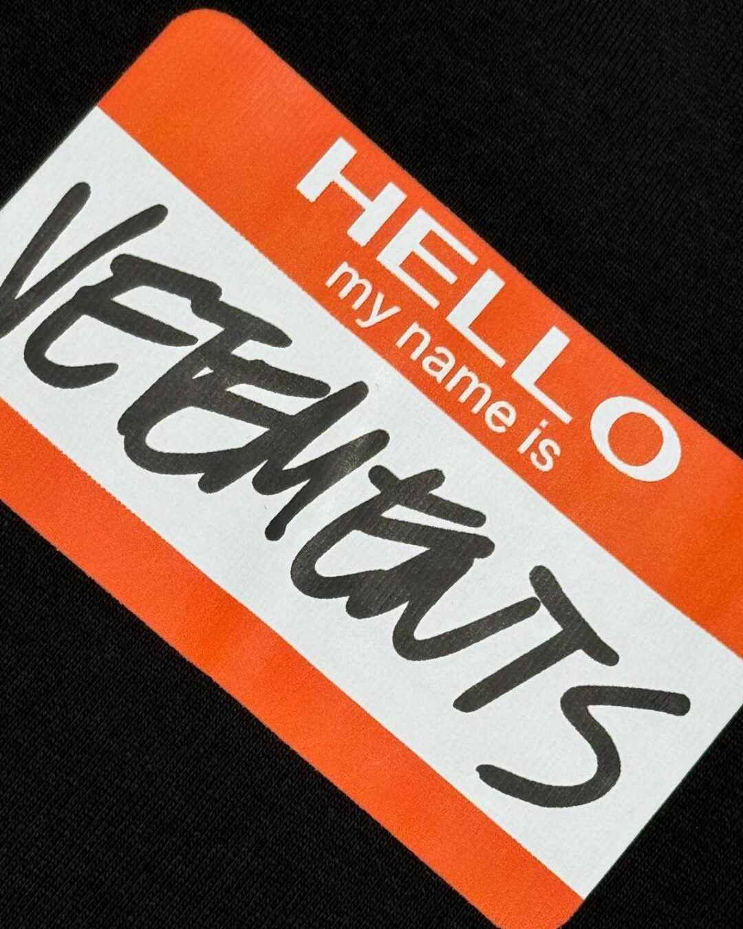 Футболка Vetements My Name Is — изображение 6