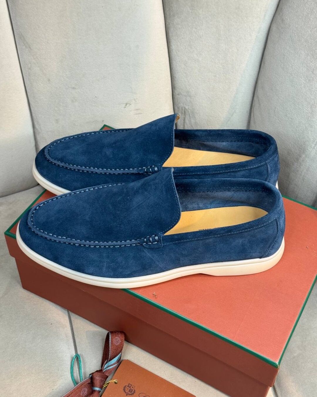 Лоферы Loro Piana Blue — изображение 3
