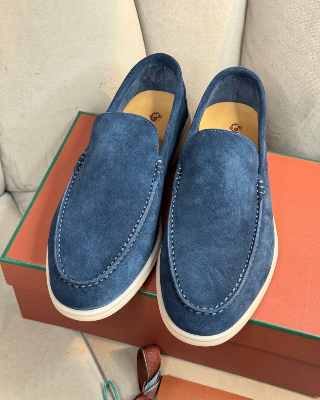 Лоферы Loro Piana Blue — изображение 2