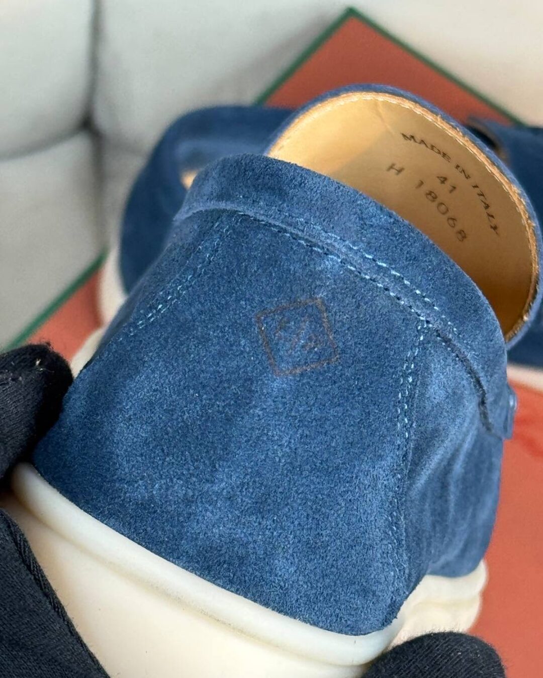 Лоферы Loro Piana Blue — изображение 9