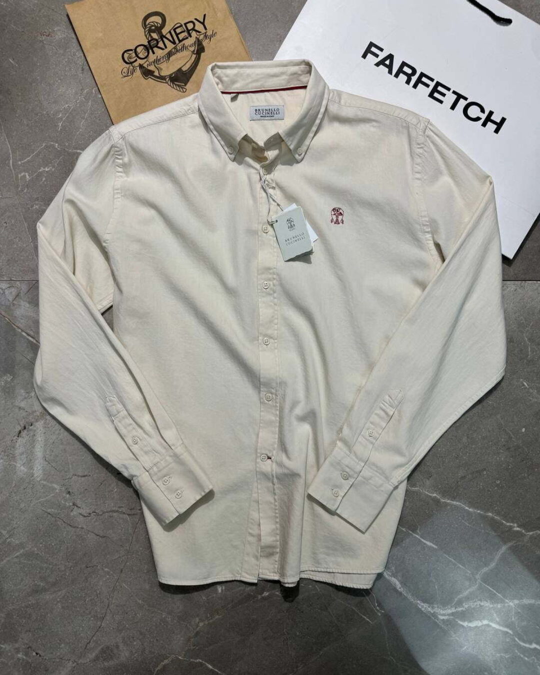 Рубашка Brunello Cucinelli — изображение 3