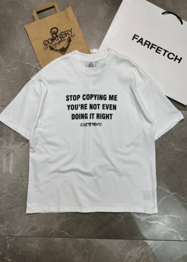 Футболка Vetements Stop Copying Me