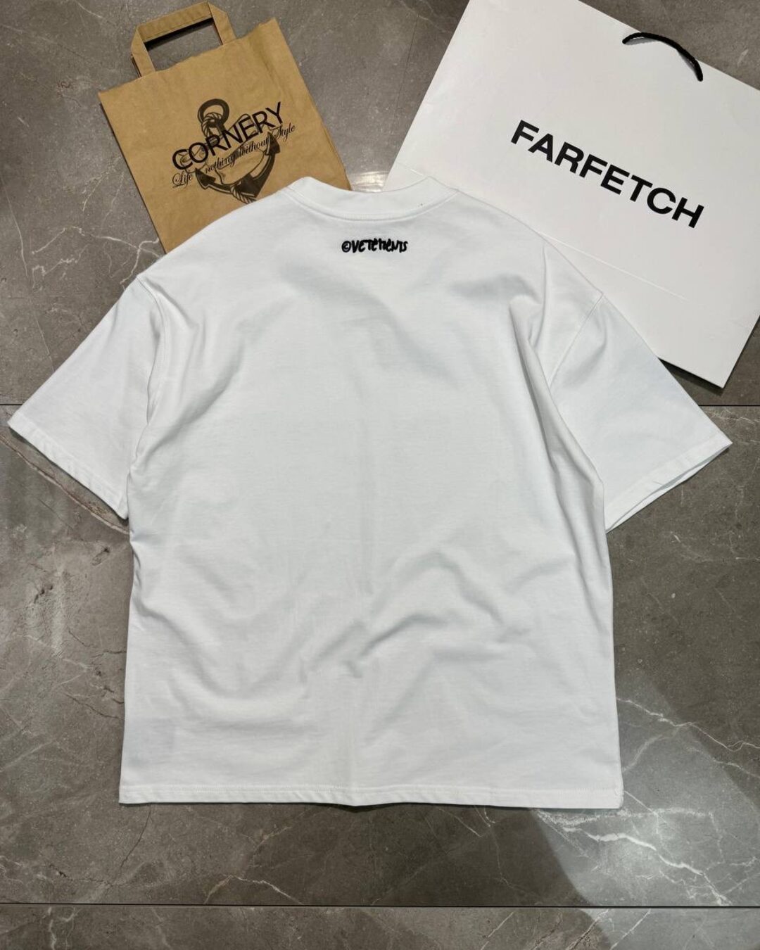Футболка Vetements Stop Copying Me — изображение 2