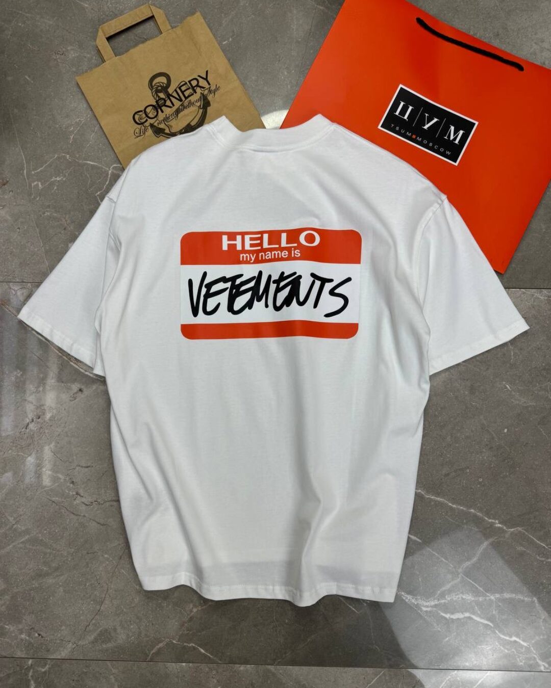 Футболка Vetements My Name Is — изображение 4