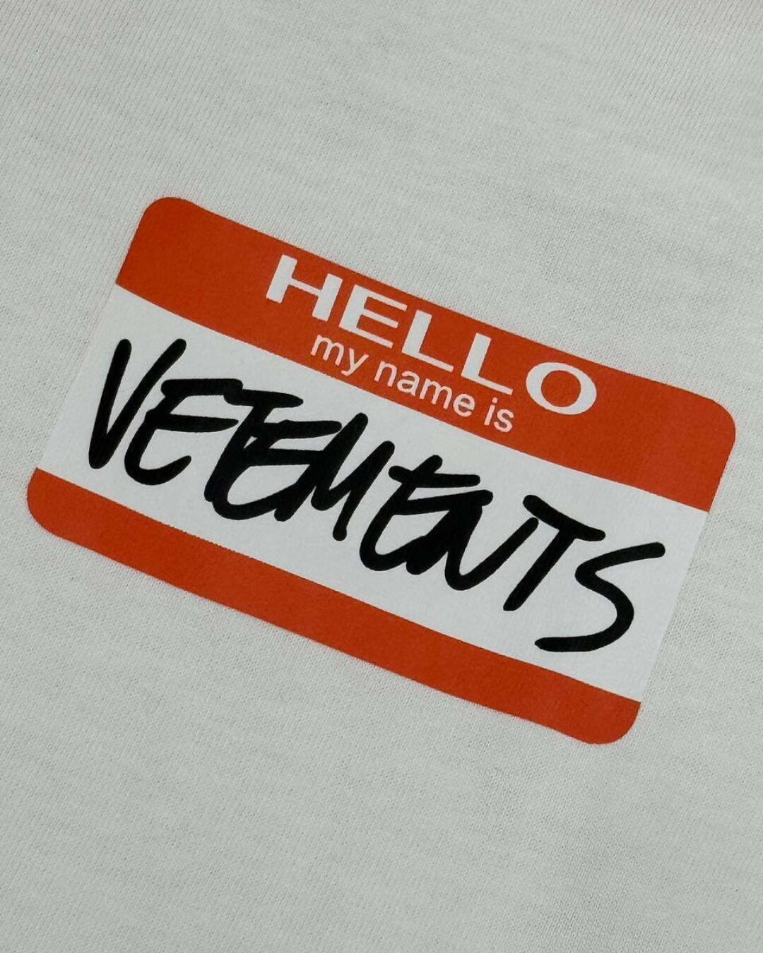 Футболка Vetements My Name Is — изображение 8