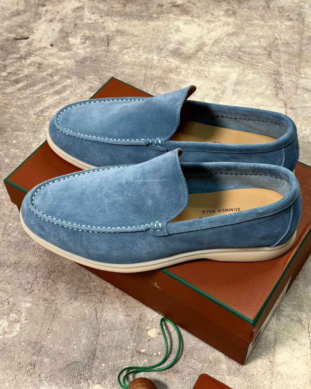 Лоферы Loro Piana Blue — изображение 3