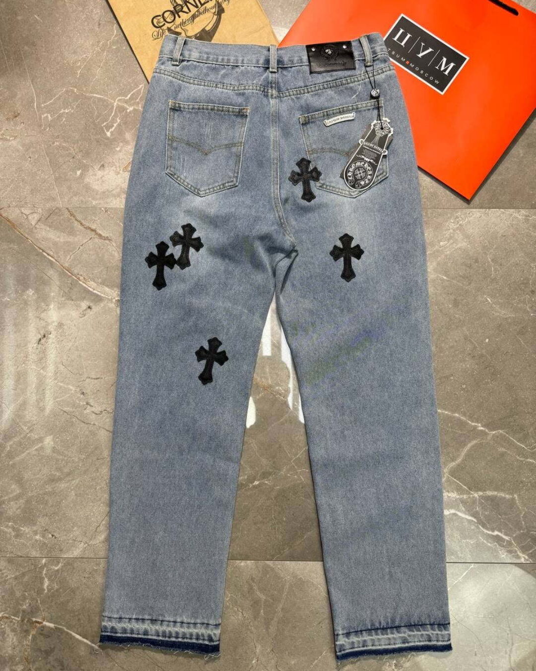 Джинсы Chrome Hearts — изображение 2