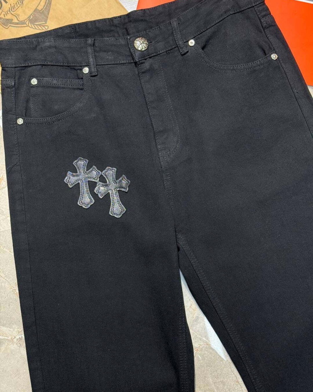 Джинсы Chrome Hearts — изображение 4