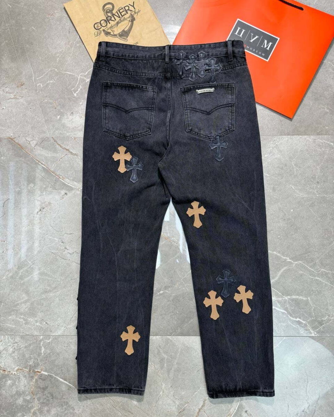 Джинсы Chrome Hearts — изображение 2