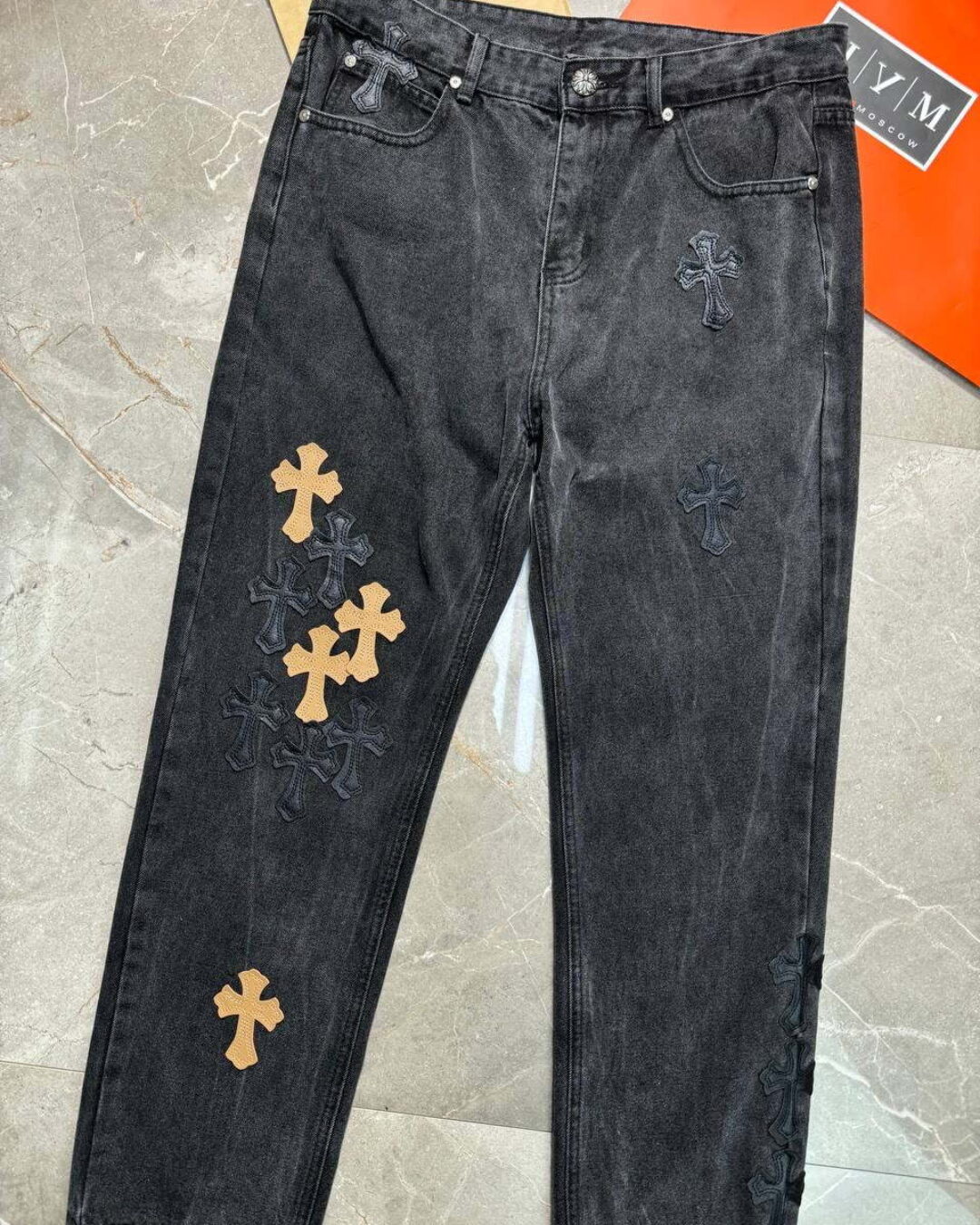 Джинсы Chrome Hearts — изображение 4