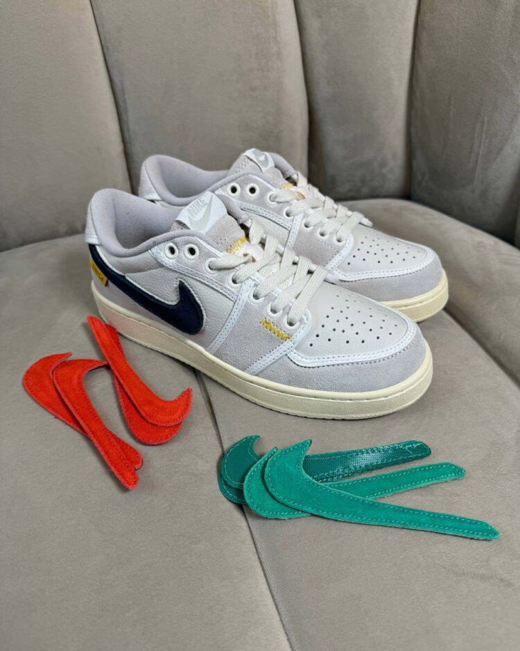 Кеды Nike Union LA X Air Jordan 1 KO Low Sail Muslin — фото 1