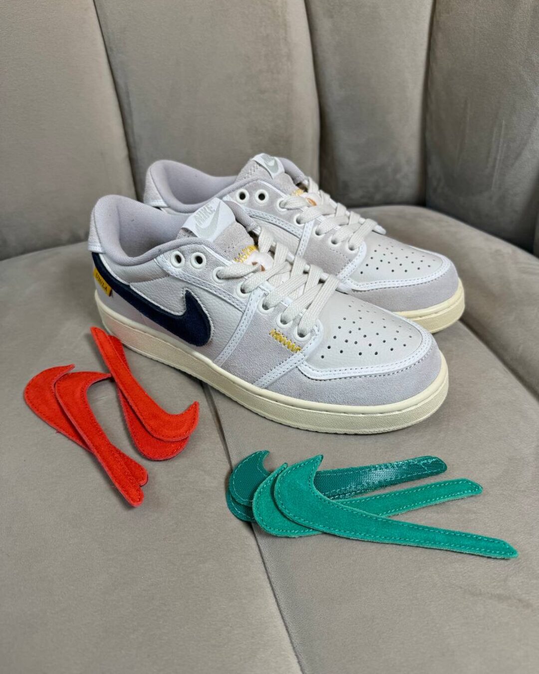 Кеды Nike Union LA X Air Jordan 1 KO Low Sail Muslin