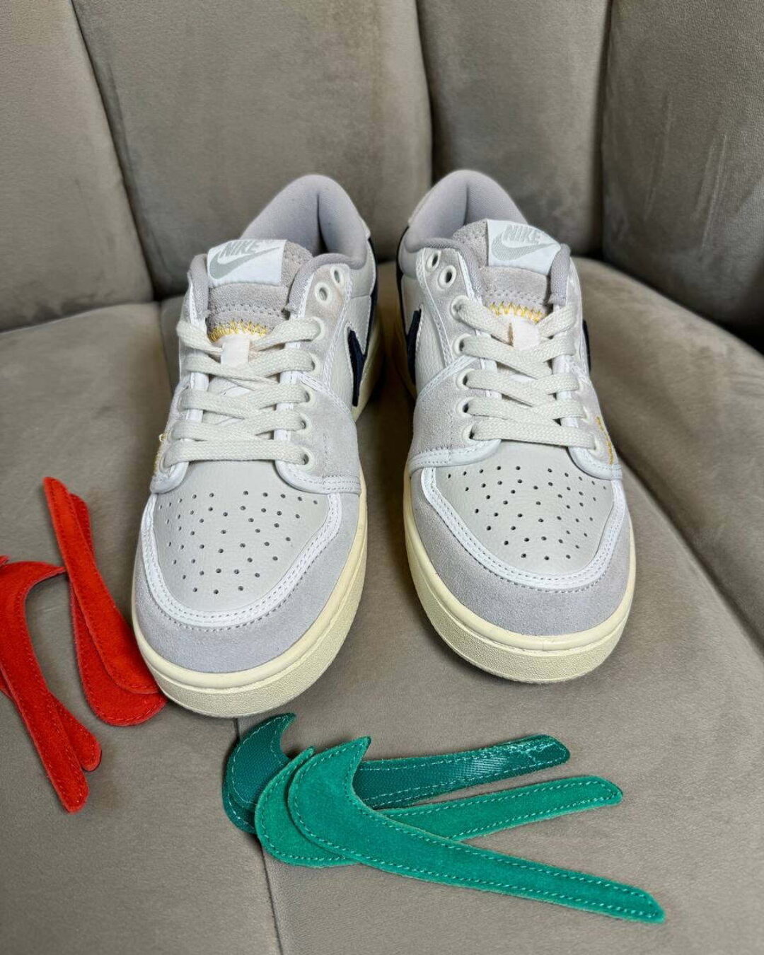 Кеды Nike Union LA X Air Jordan 1 KO Low Sail Muslin — изображение 2