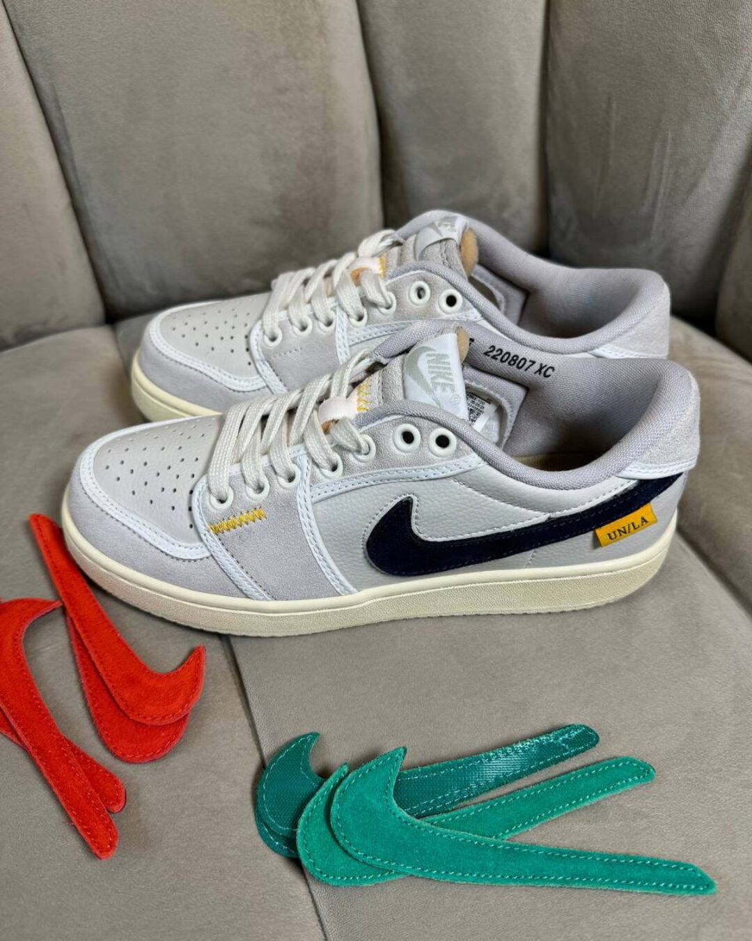 Кеды Nike Union LA X Air Jordan 1 KO Low Sail Muslin — изображение 3