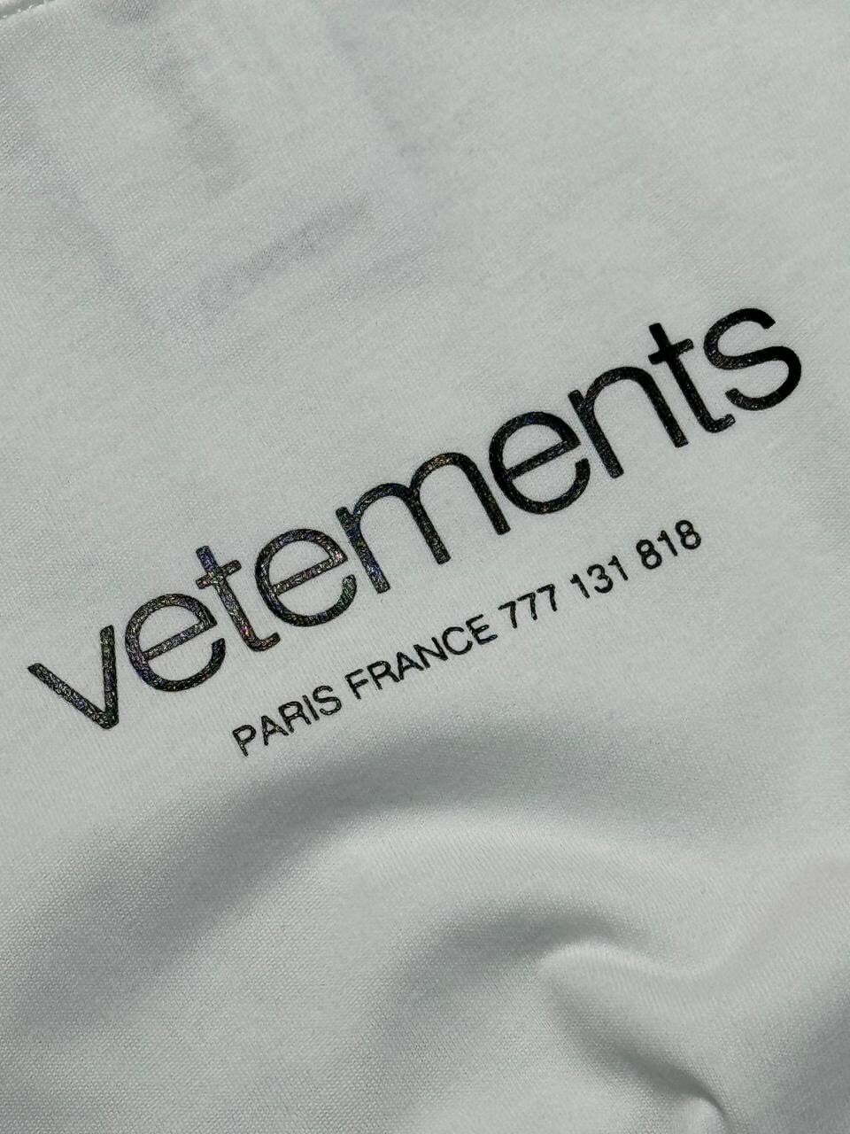 Футболка Vetements Logo — фото 8
