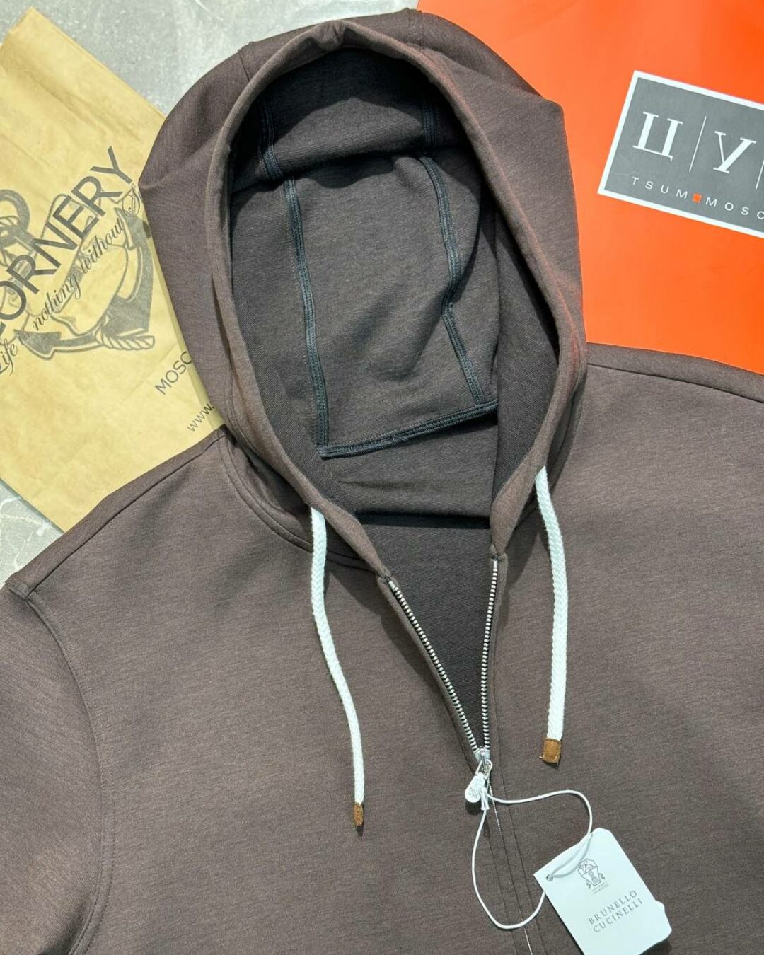 Zip-Худи Brunello Cucinelli — изображение 3