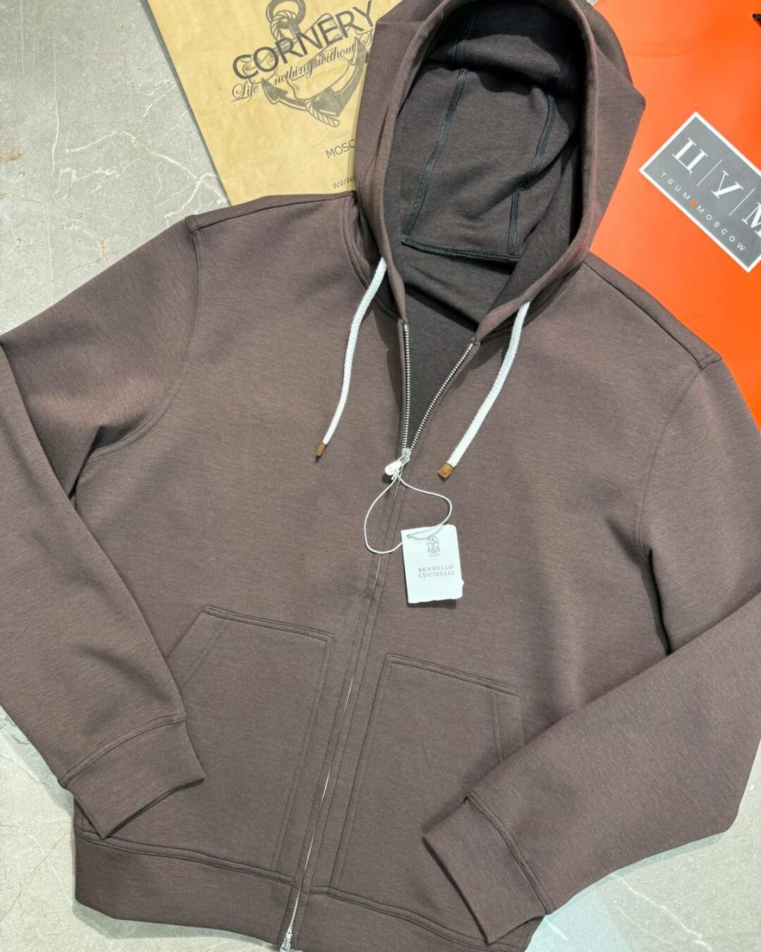 Zip-Худи Brunello Cucinelli — изображение 4