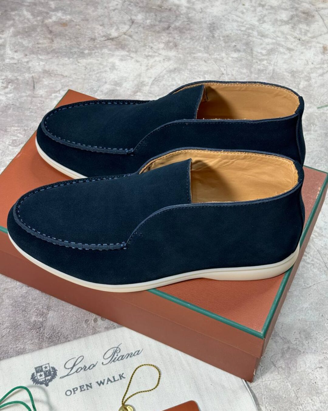 Лоферы Loro Piana Racing Blue — изображение 3