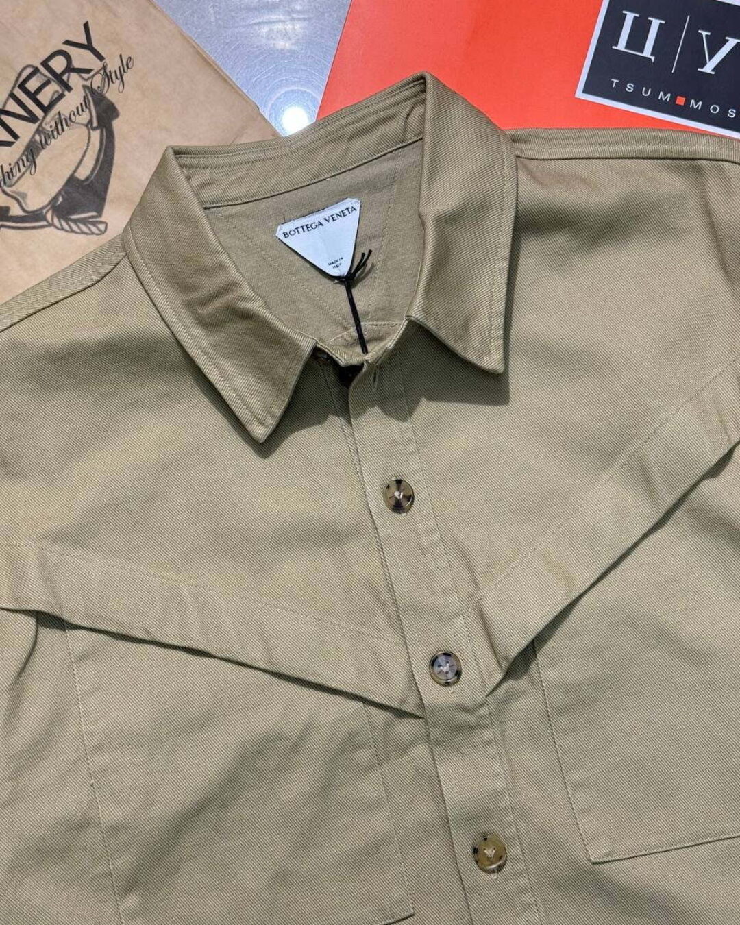 Рубашка Bottega Veneta — изображение 4