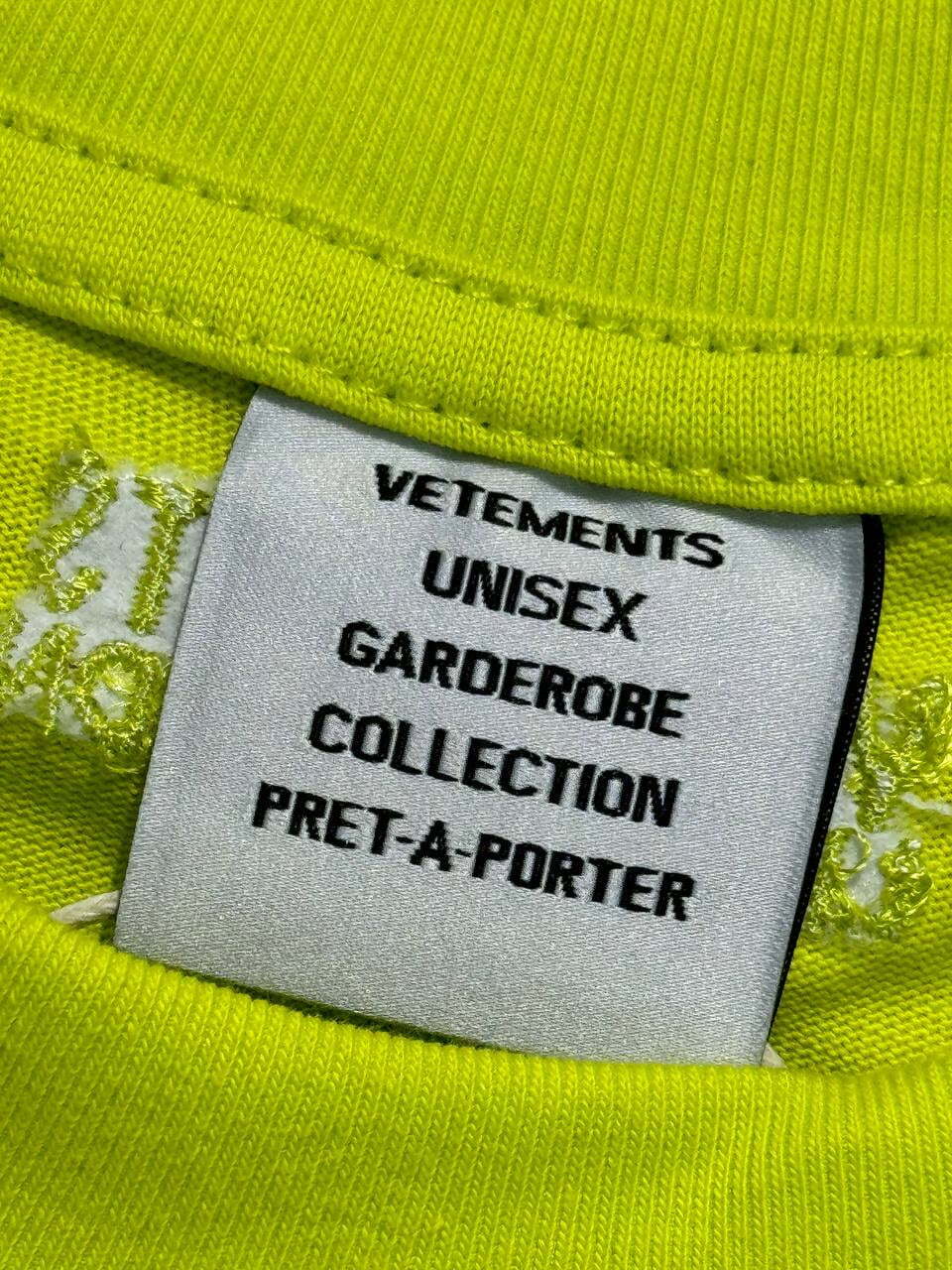 Футболка Vetements My Name Is — фото 9