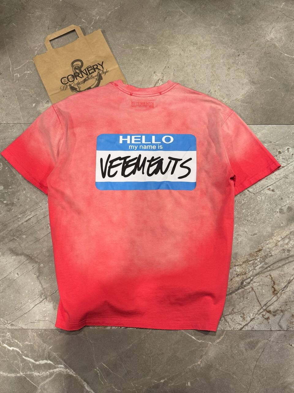 Футболка Vetements My Name Is — фото 3