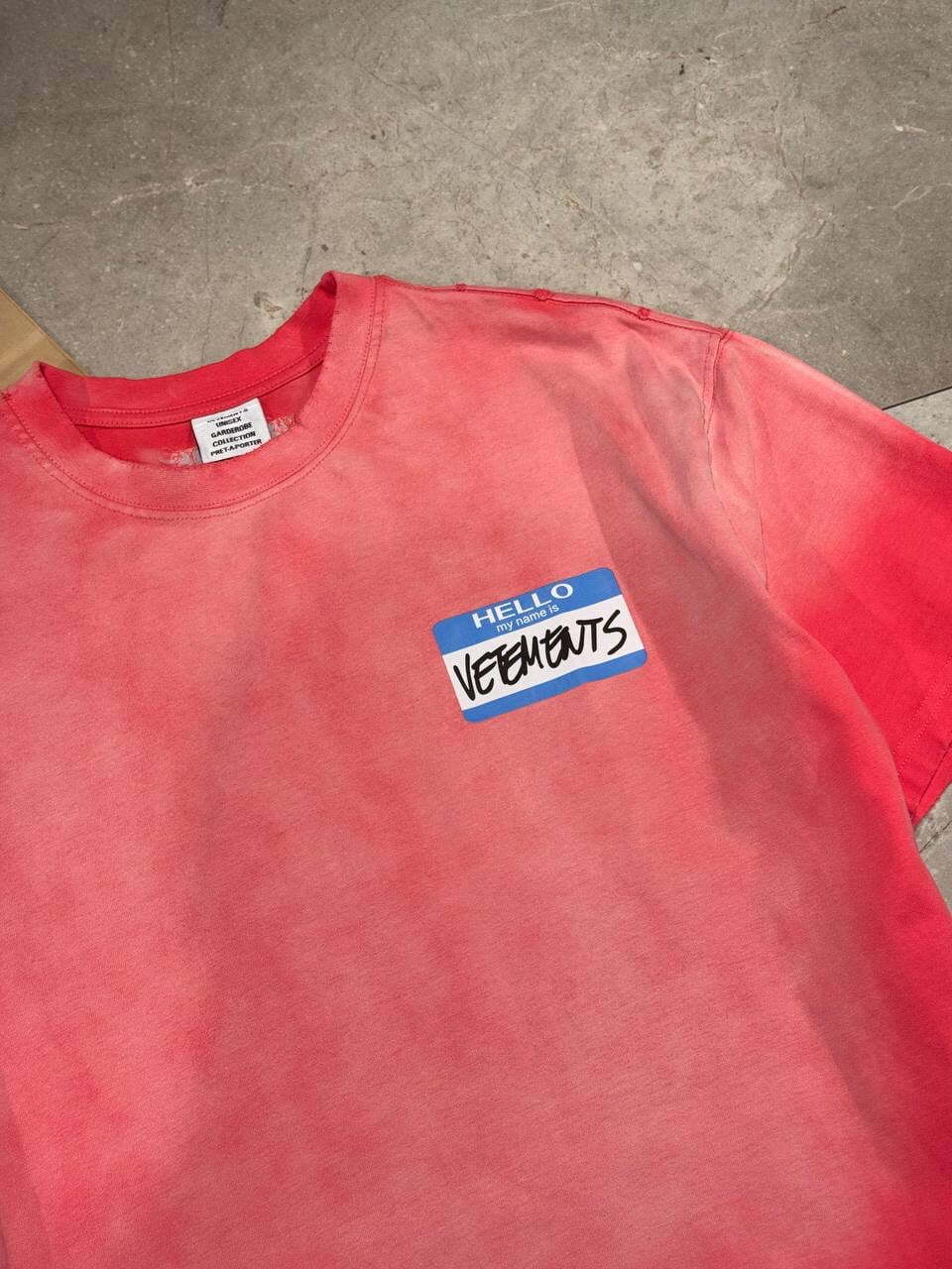 Футболка Vetements My Name Is — фото 4