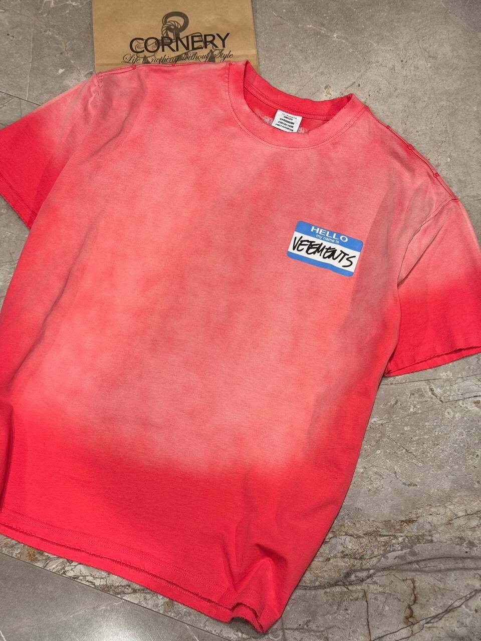 Футболка Vetements My Name Is — фото 6